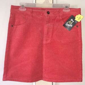 Art Class hot pink corduroy skirt NWT size XXL/18